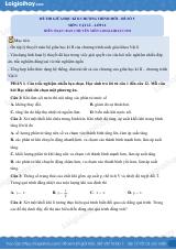 Đề thi giữa học kì 2 Vật lí 12 Cánh diều - Đề số 5